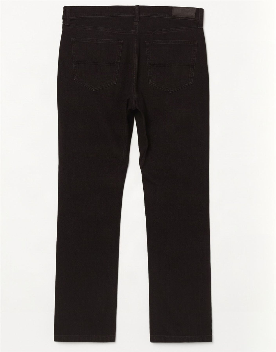 Marks & Spencer Vaqueros rectos regulares para hombre W36 L31 Algodón negro