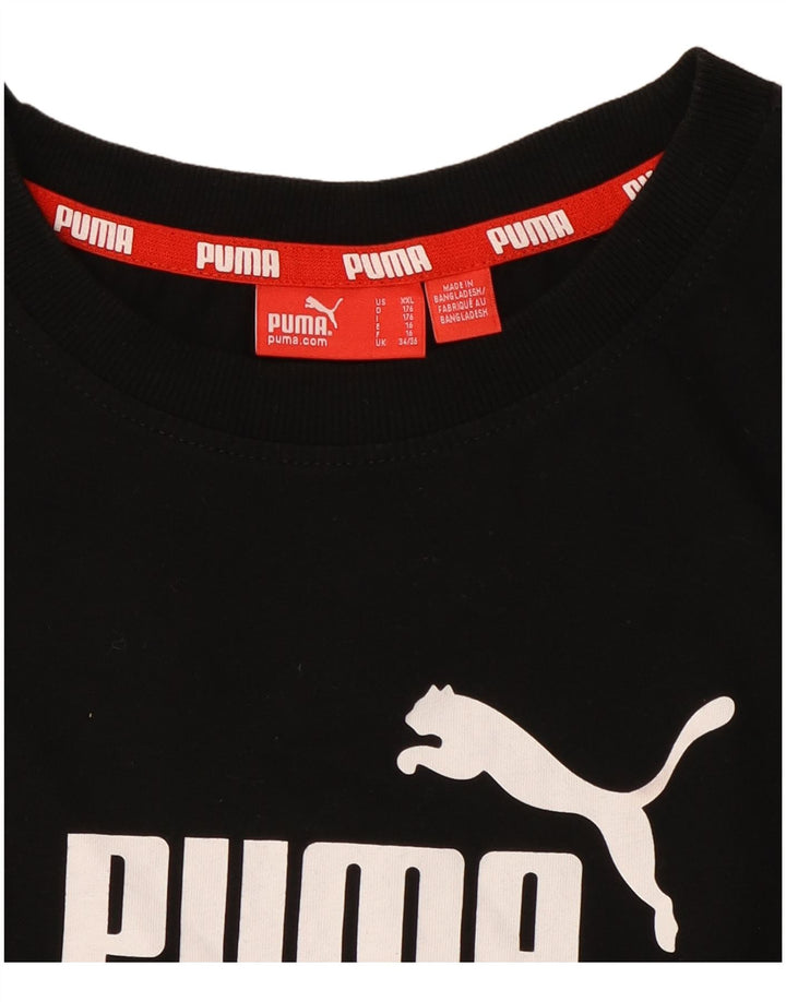 PUMA Camiseta gráfica para niño 15-16 años Negro