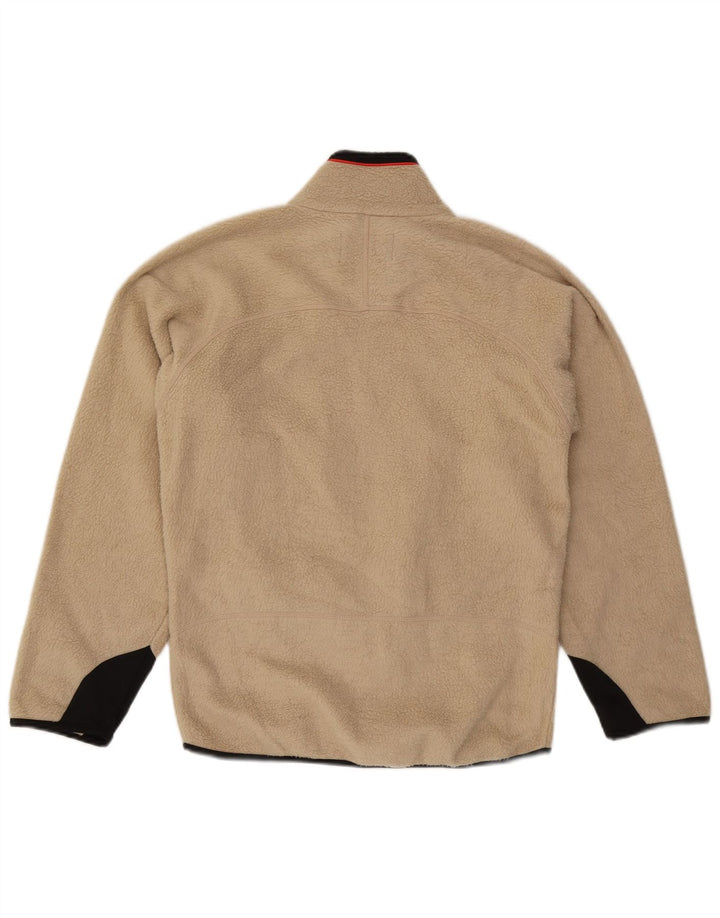 Fila Chaqueta polar para hombre UK 36 Small Beige Poliéster