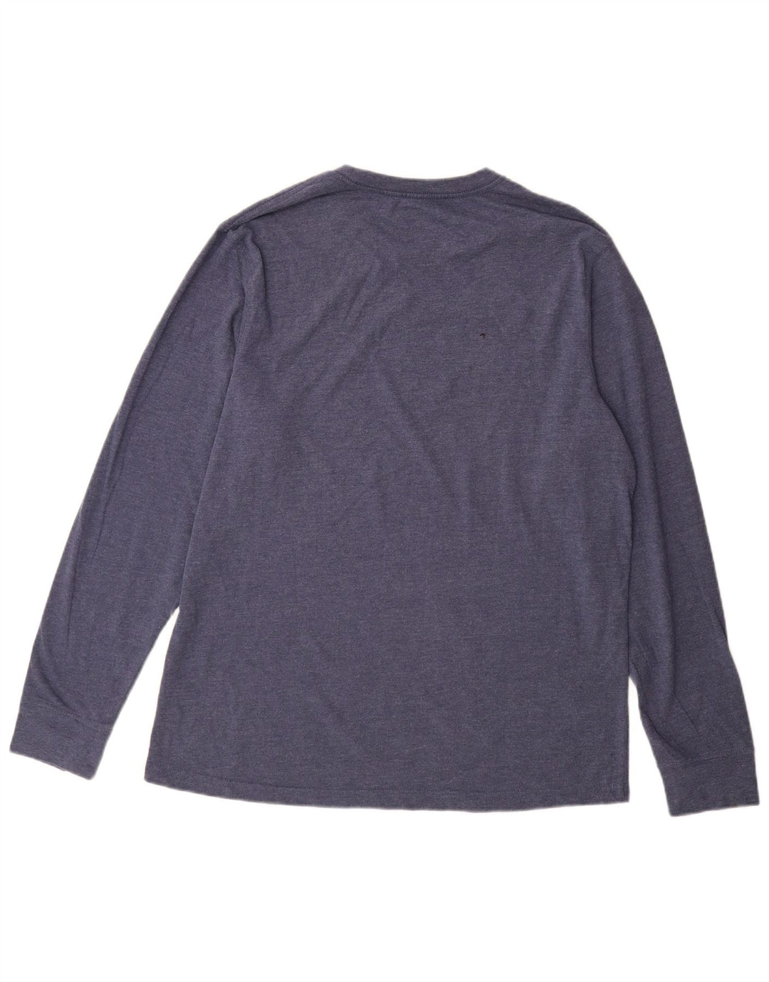 Eddie Bauer Camiseta para hombre de manga larga de algodón azul grande