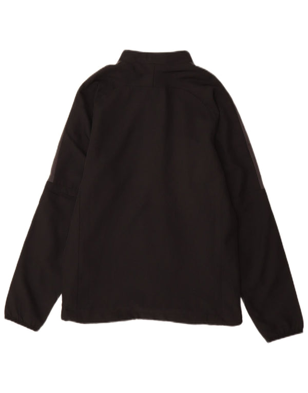 Nike Boys Dri Fit Chándal Top Chaqueta 12-13 años Grande Negro Colorblock