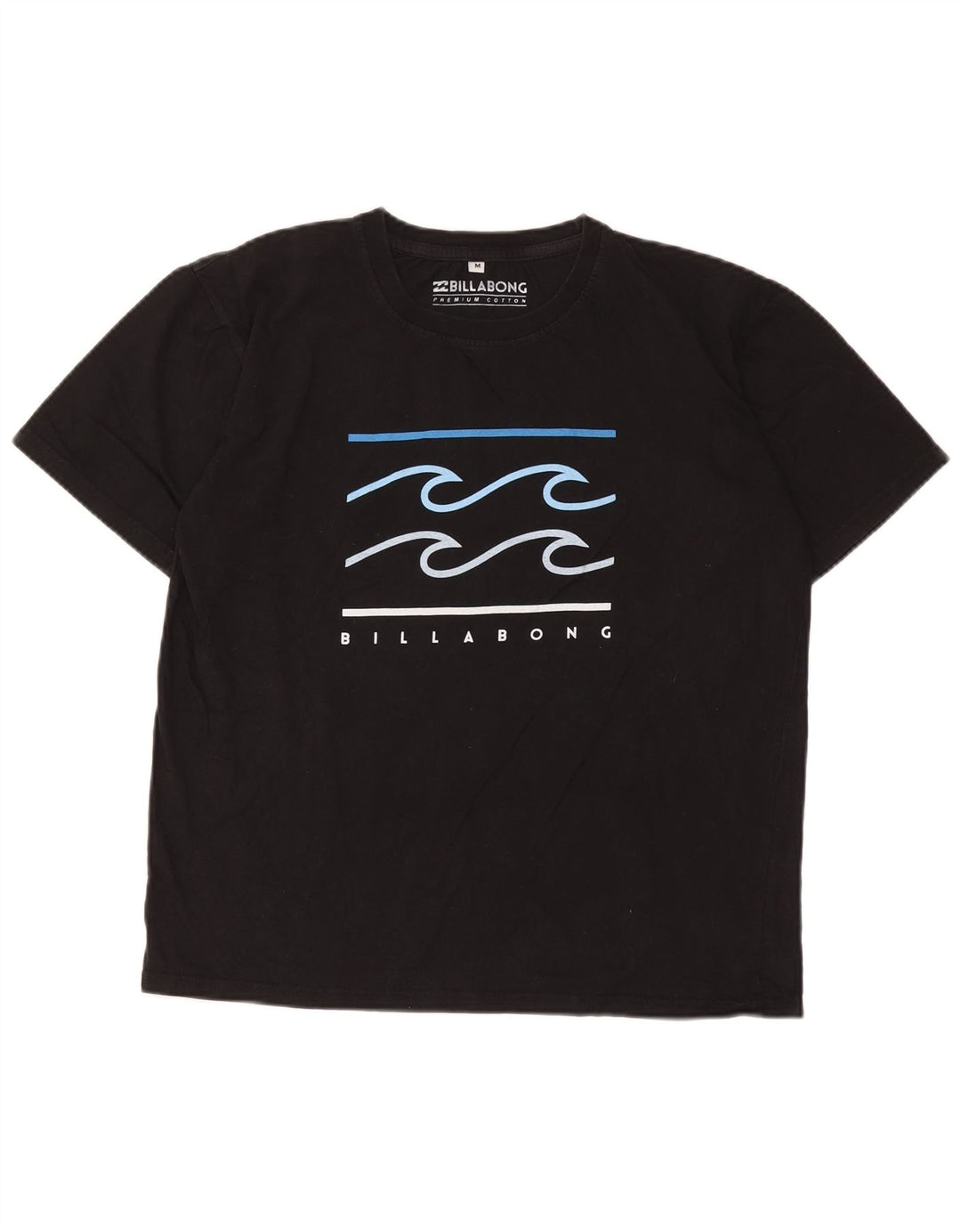 Billabong Hombre Camiseta Gráfica Top Medium Negro