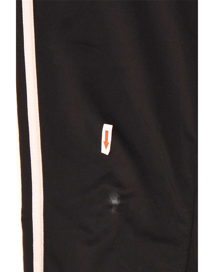 Adidas Pantalones de chándal para mujer UK 8/10 Small Negro Poliéster