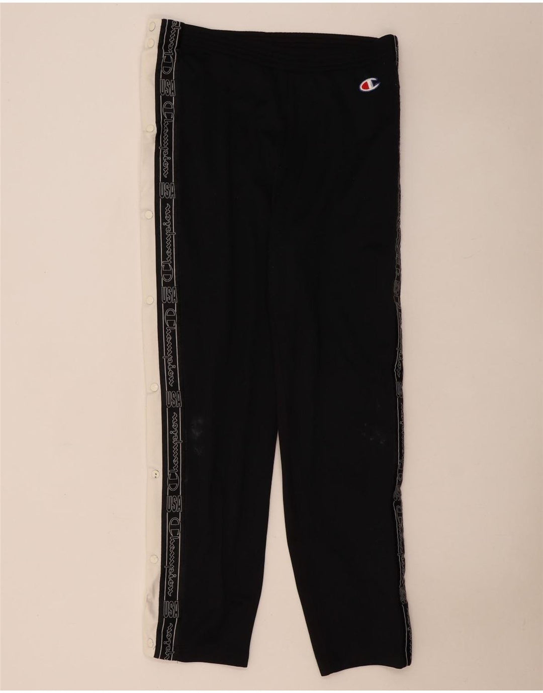 Champion Pantalones De Chándal Estampados En Negro Mediano Colorblock