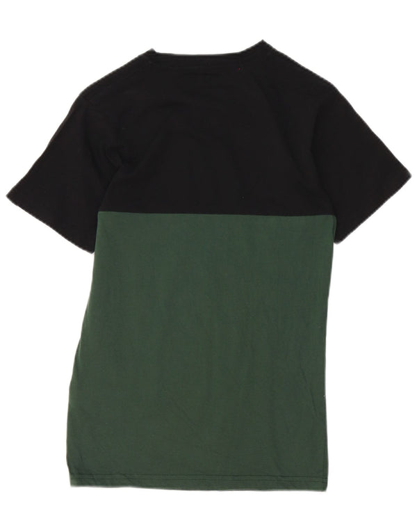 Vans Camiseta de corte clásico para hombre Top XS Algodón color block negro