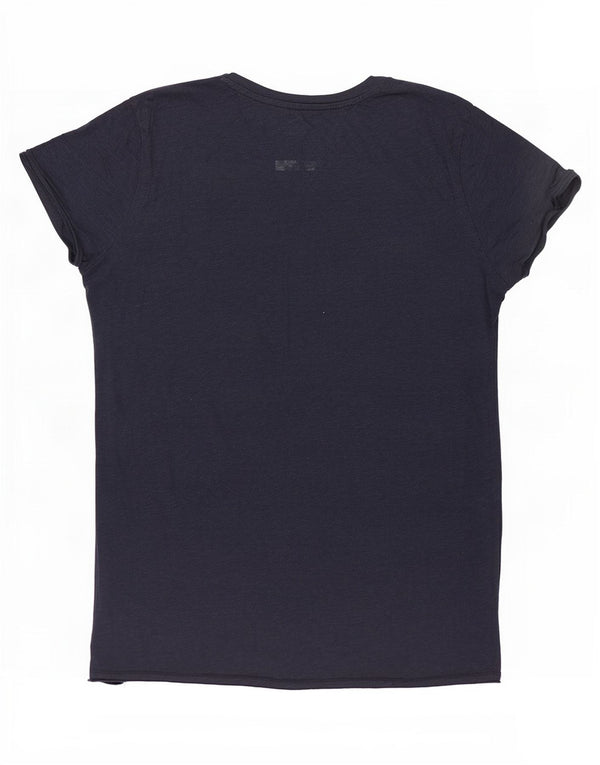 Tommy Hilfiger Camiseta para Mujer Top UK 40 XL Azul Marino
