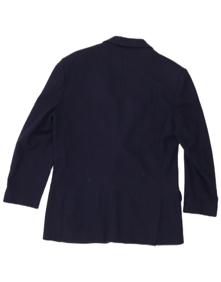 Brooksfield Chaqueta tipo blazer con 2 botones y manga 3/4 para hombre IT 44 XS Lana azul marino