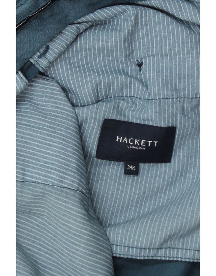 HACKETT Pantalón de traje recto para hombre W34 L31 Azul