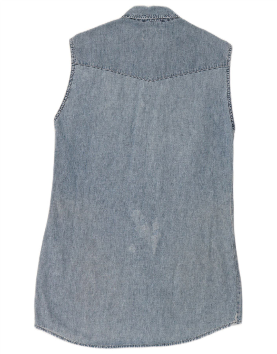 Mustang Vestido Vaquero Sin Mangas para Mujer UK 44 Azul Medio