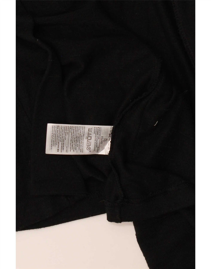 Gap Suéter tipo cárdigan abierto de gran tamaño para mujer UK 18 XL Poliéster negro