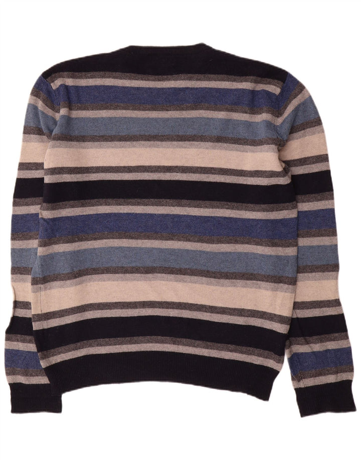 MARKS & SPENCER Suéter tipo jersey con cuello redondo azul Harbor para hombre Azul grande