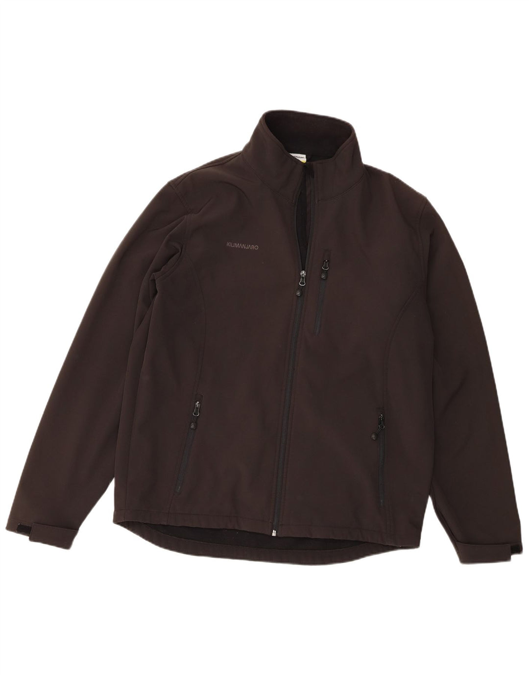Kilimanjaro Chaqueta cortavientos para hombre UK 42 XL Poliéster negro