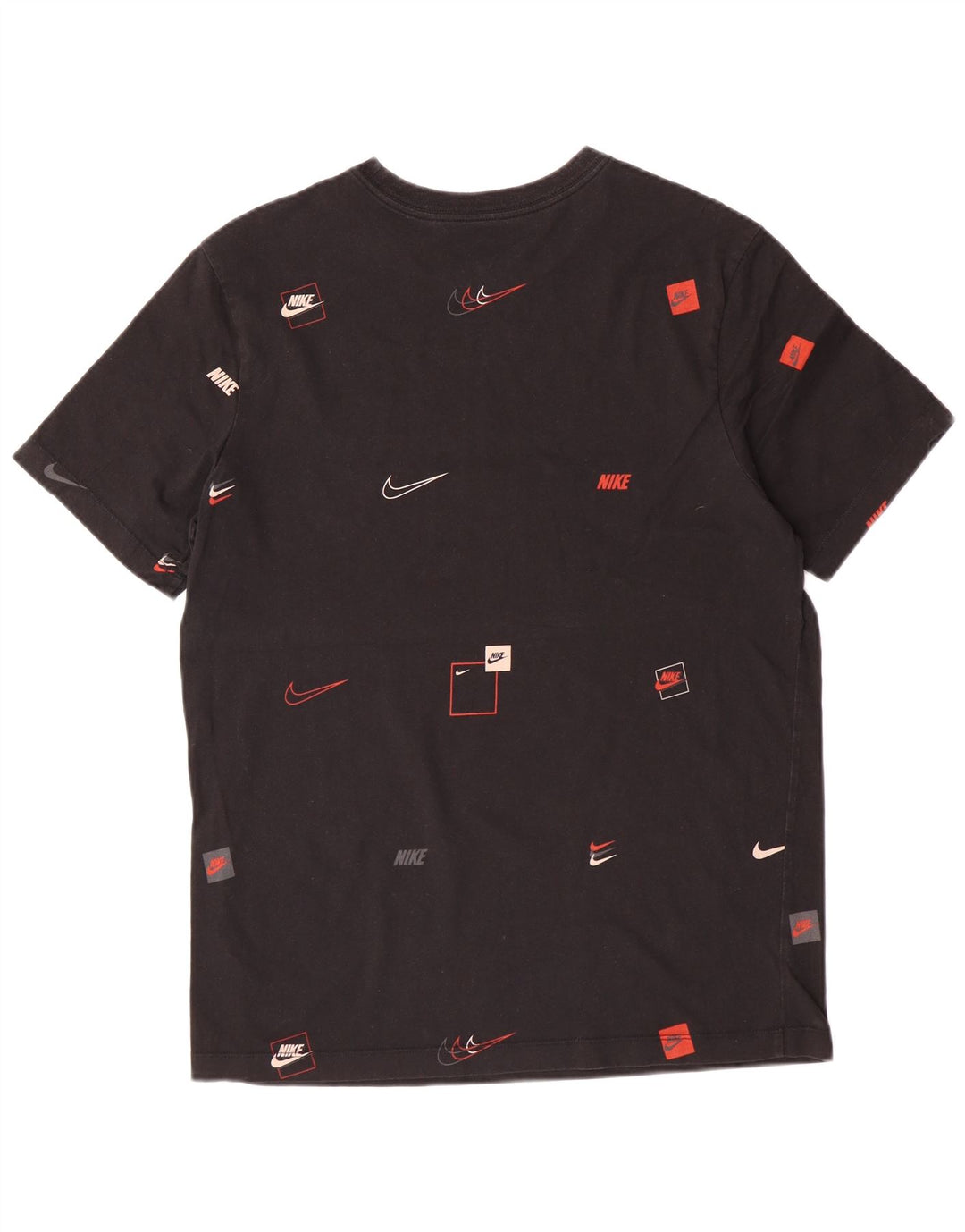 NIKE Camiseta gráfica para hombre, talla mediana, negra