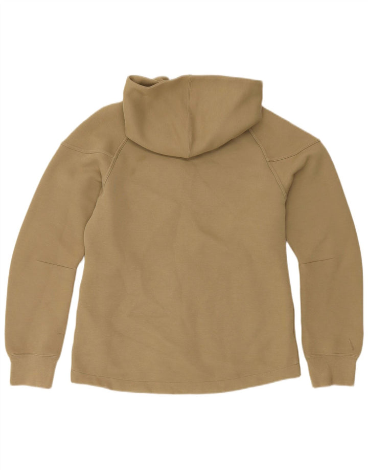 Nike - Sudadera con capucha y cremallera para hombre, algodón caqui mediano
