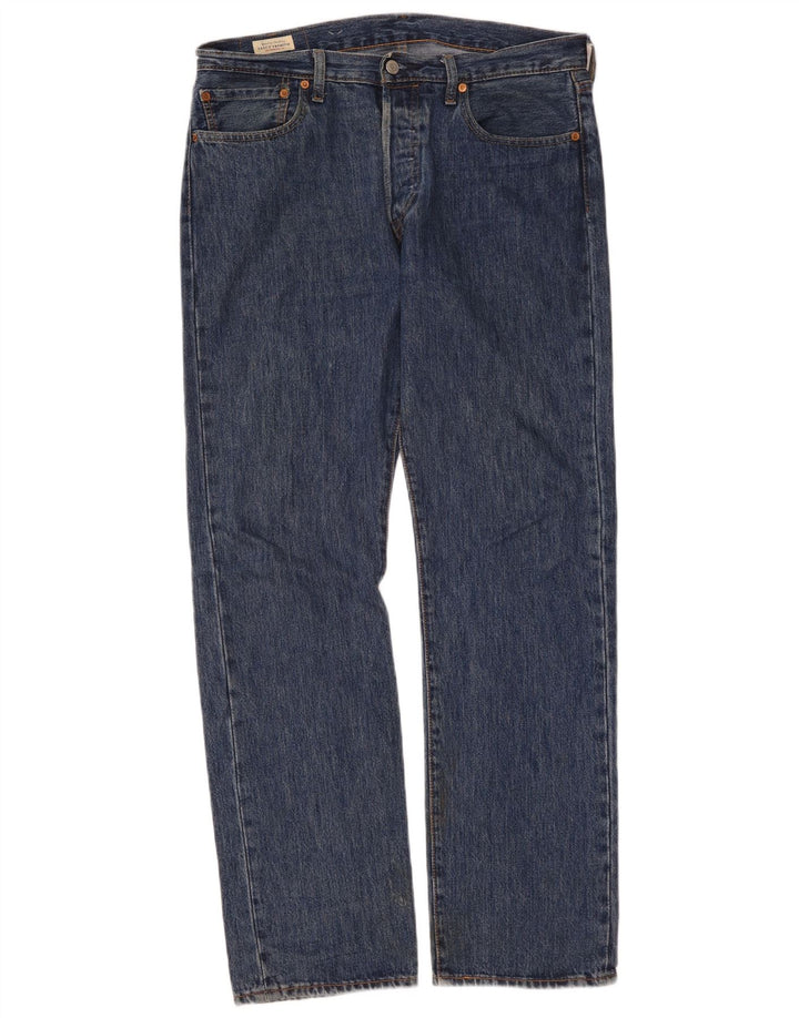 LEVI'S Jeans rectos 501 para hombre W33 L32 Algodón azul