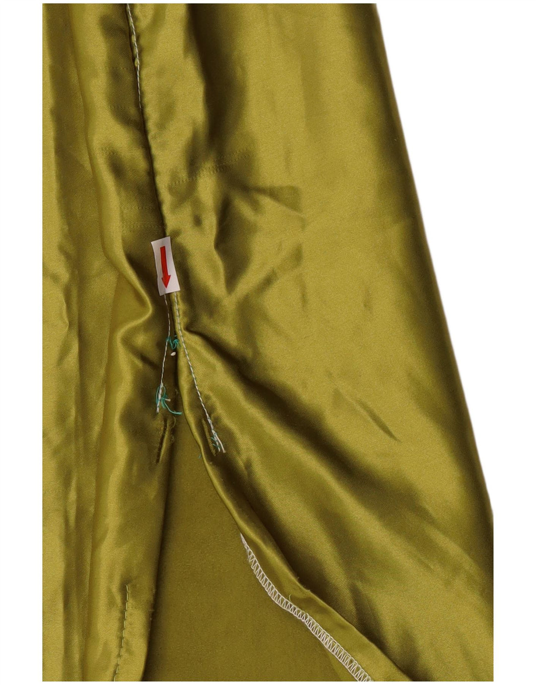 Vintage mujer delantal vestido Reino Unido 14 verde grande