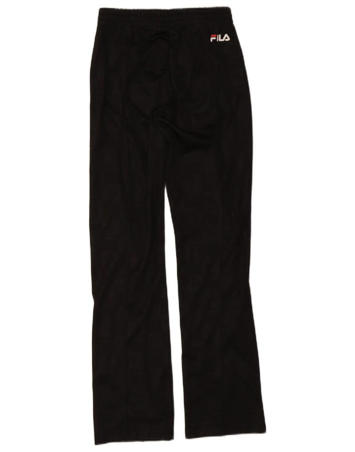 Fila Pantalón De Chándal Gráfico Para Hombre XS Poliéster Negro