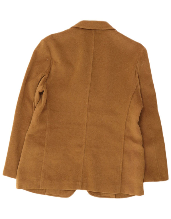 Cerruti Womens 3 Button Blazer Jacket UK 16 Large Brown Polyester