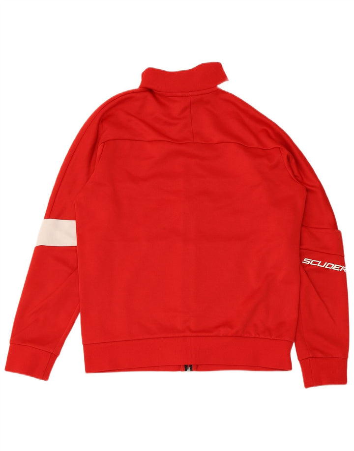 PUMA Chaqueta de chándal Ferrari para mujer UK 10 Small Red Colourblock