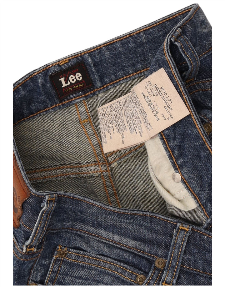 Vaqueros rectos Marion para hombre Lee W30 L31 Algodón azul