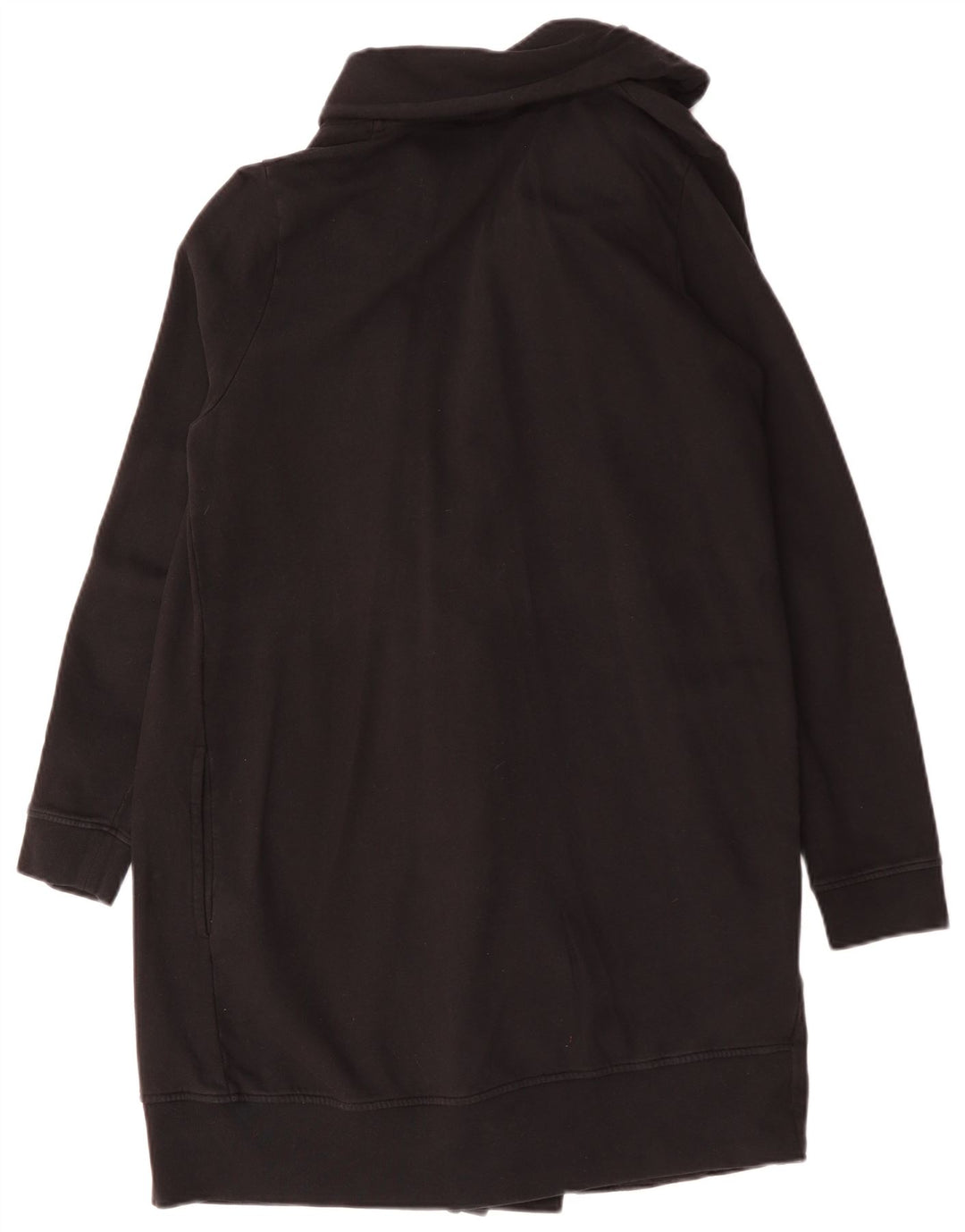 ALL SAINTS Suéter tipo cárdigan largo extragrande para mujer UK 40 Mediano Negro