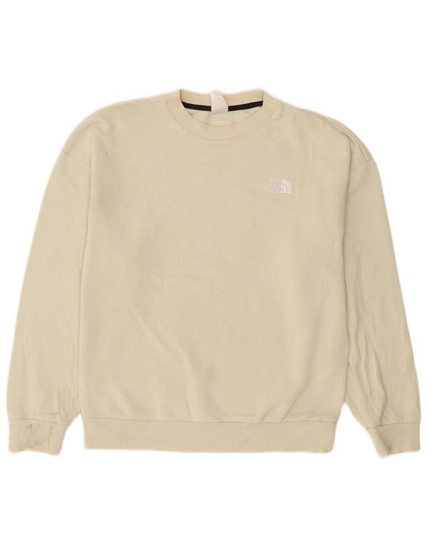 The North Face Sudadera para mujer Jumper UK 14 Medium Off White Cotton