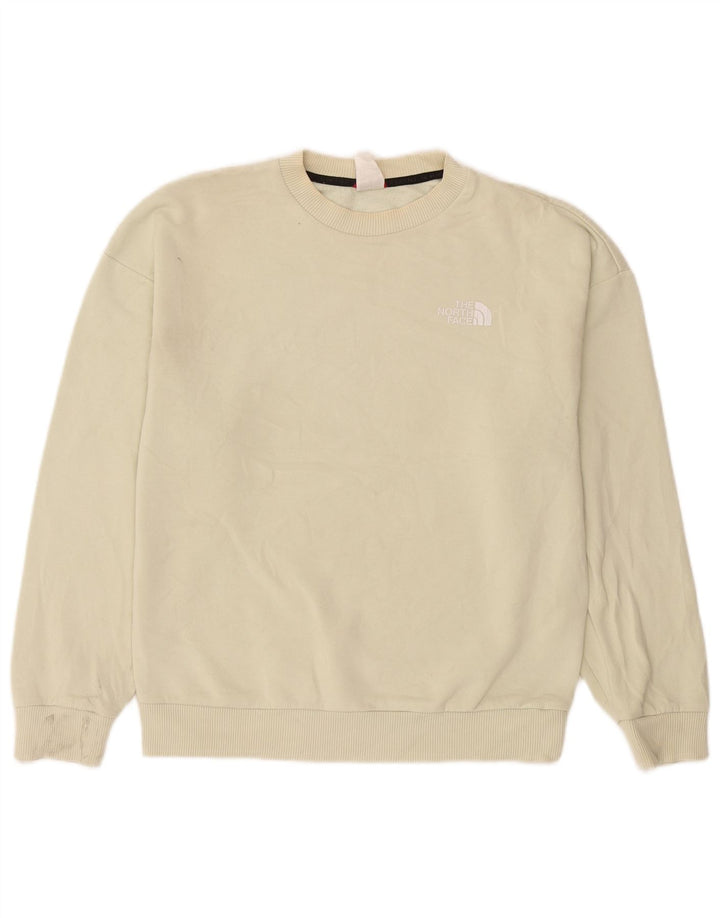 The North Face Sudadera para mujer Jumper UK 14 Medium Off White Cotton