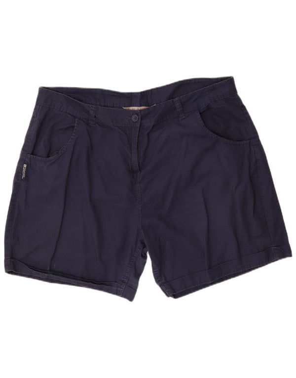 MOUNTAIN WAREHOUSE Pantalones cortos casuales para mujer UK 18 XL W40 Azul marino Algodón