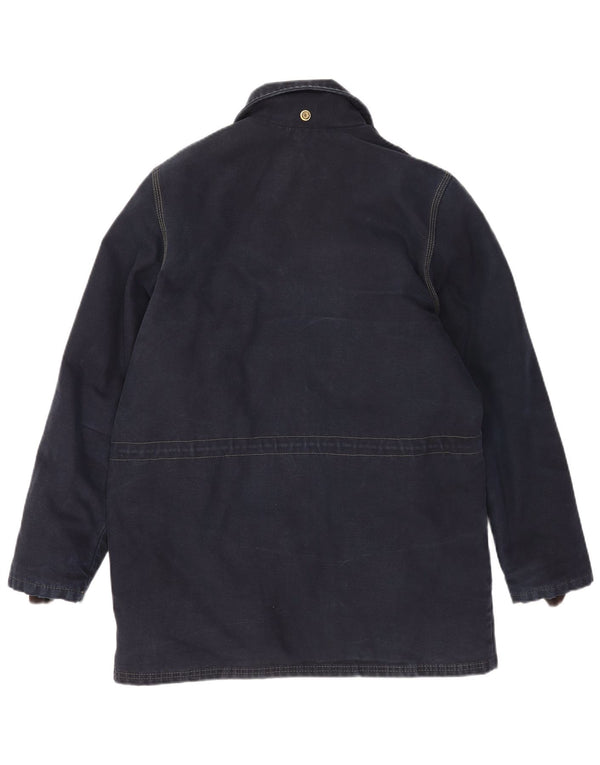 Richlu Chaqueta acolchada para hombre UK 36 Small Azul marino Algodón