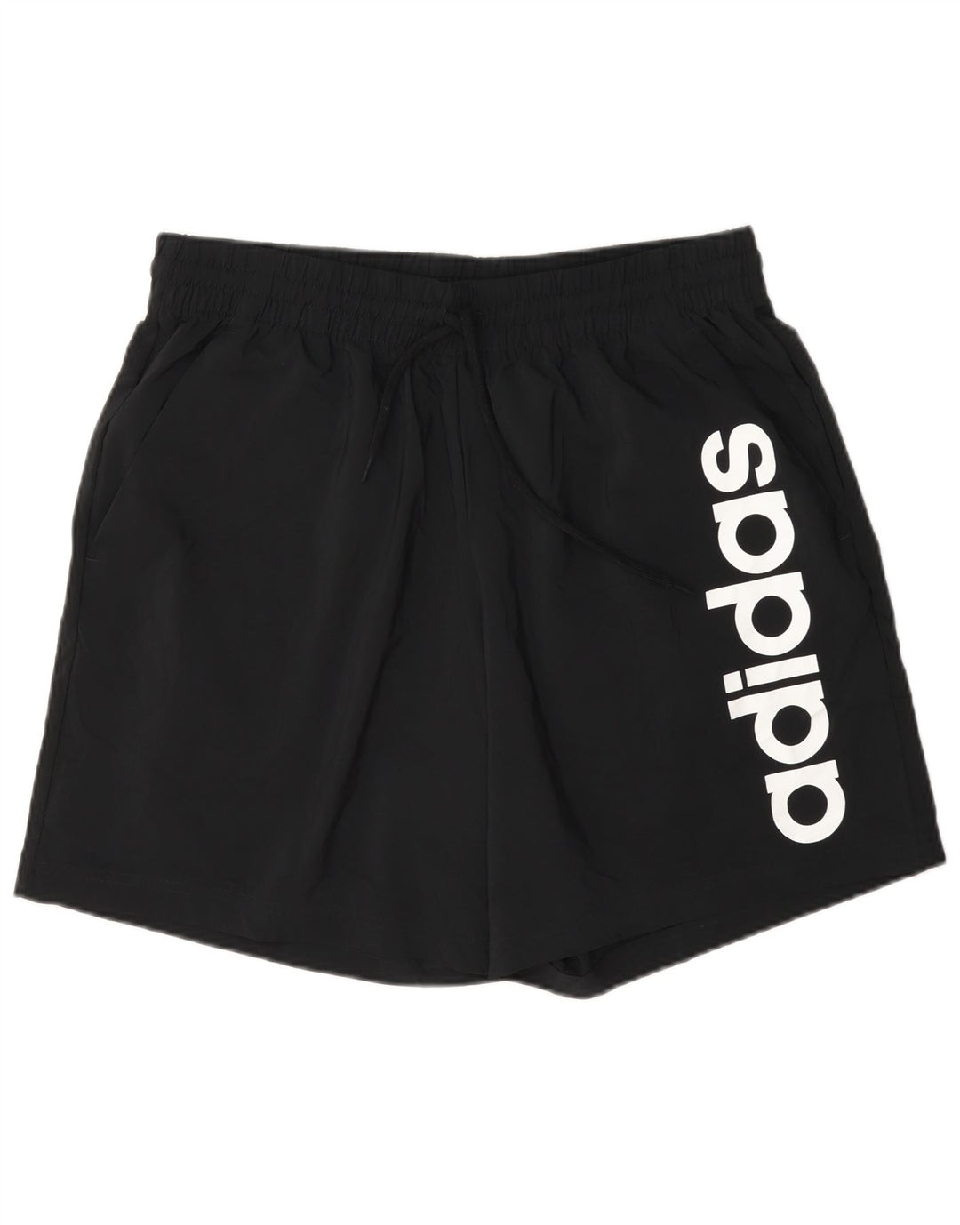 Adidas Mens Graphic Sport Shorts Grande Poliéster Negro