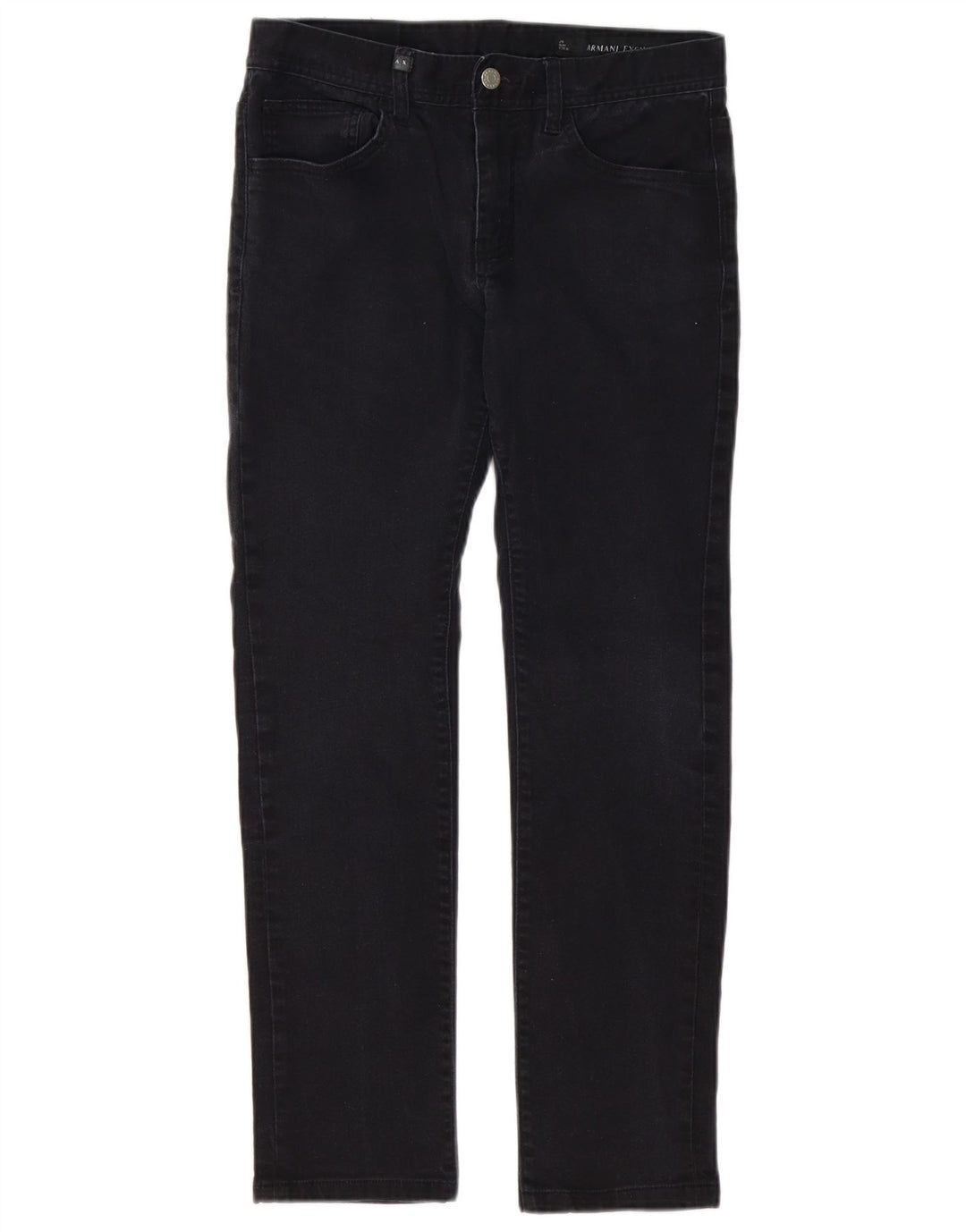 Armani Exchange Vaqueros Slim Mujer W31 L29 Algodón Negro