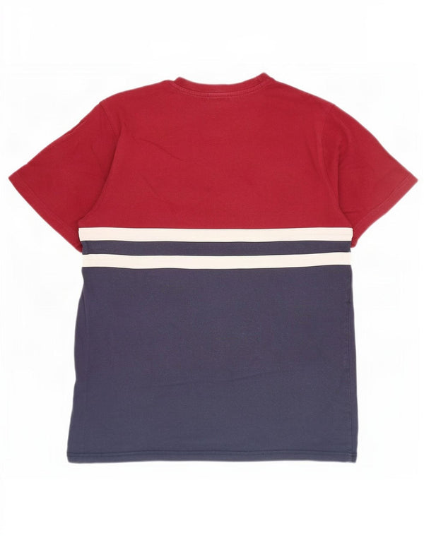 Ellesse Hombre Camiseta Top Small Azul Marino Colorblock