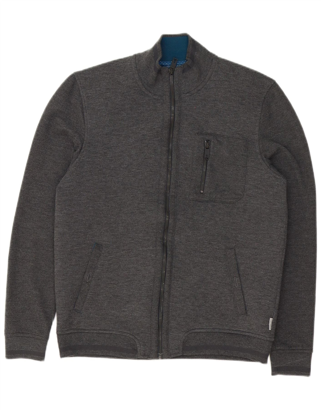 Ted Baker - Chaqueta de chándal para hombre, talla 3, poliéster gris medio