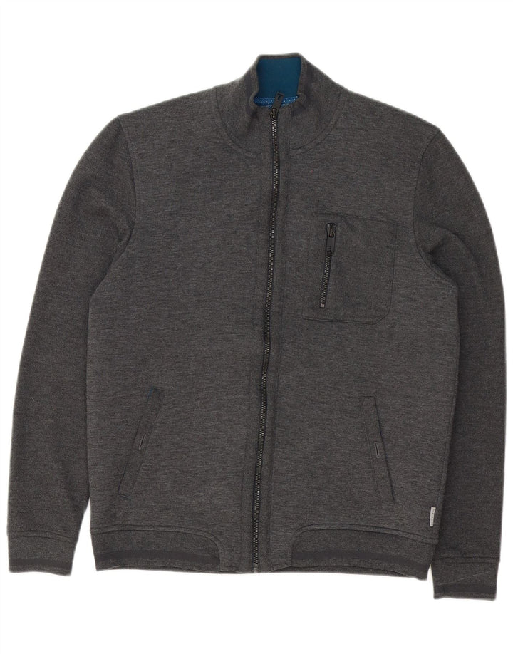 Ted Baker - Chaqueta de chándal para hombre, talla 3, poliéster gris medio
