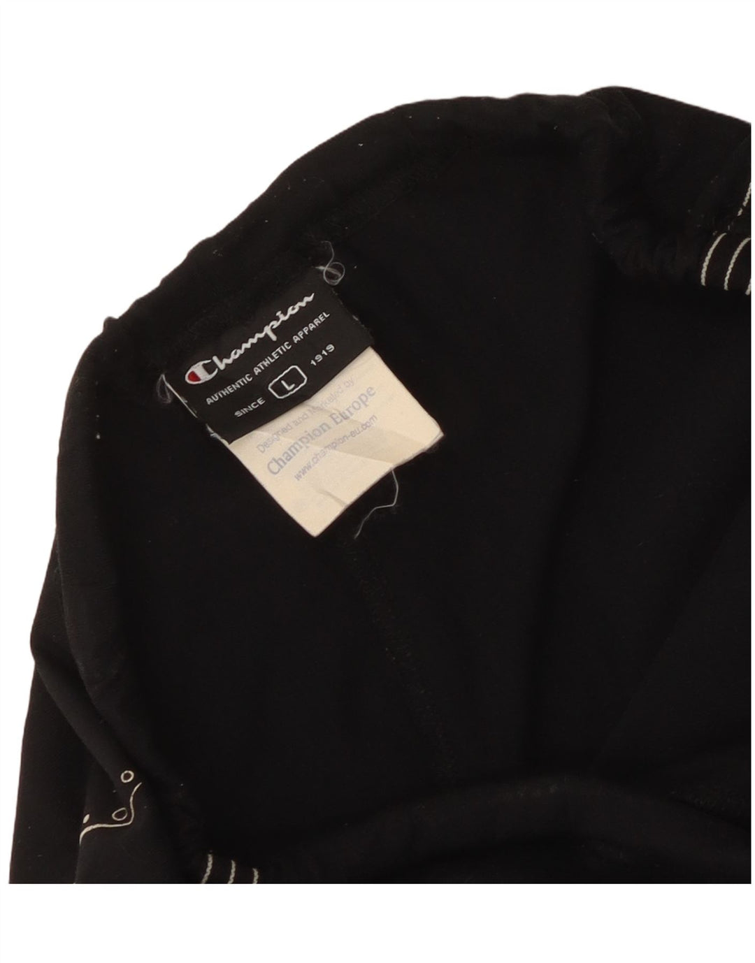 Champion Pantalones De Chándal Para Mujer UK 46 Large Poliamida Negra