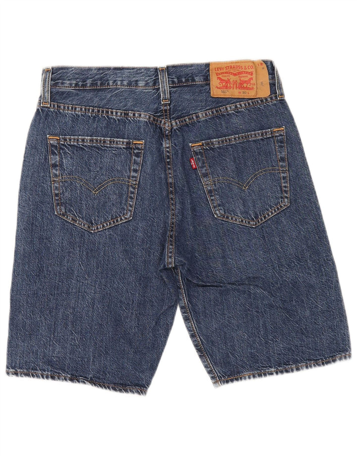 Levi's Hombre 501 Shorts De Mezclilla W30 Algodón Azul Medio