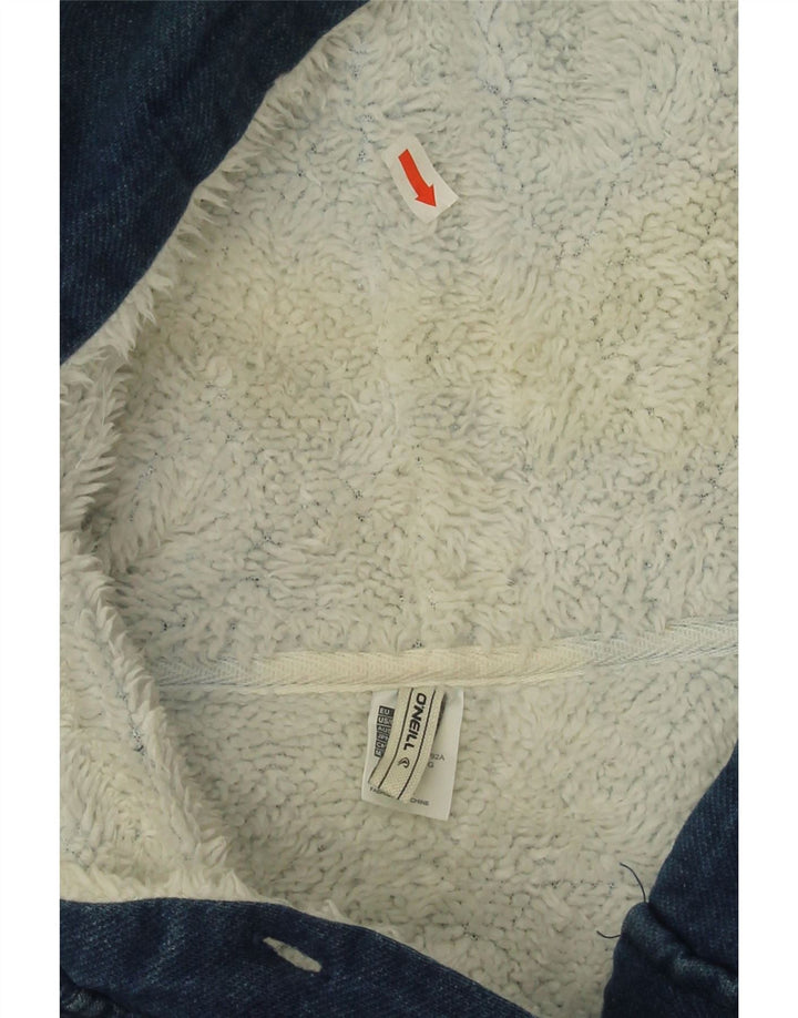 O'Neill Chaqueta Sherpa de mezclilla para mujer UK 46 Algodón azul grande