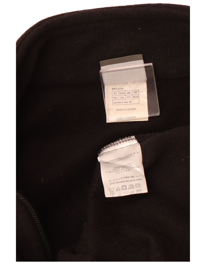 Jack Wolfskin Chaqueta polar para hombre UK 46/48 2XL Negro Poliéster