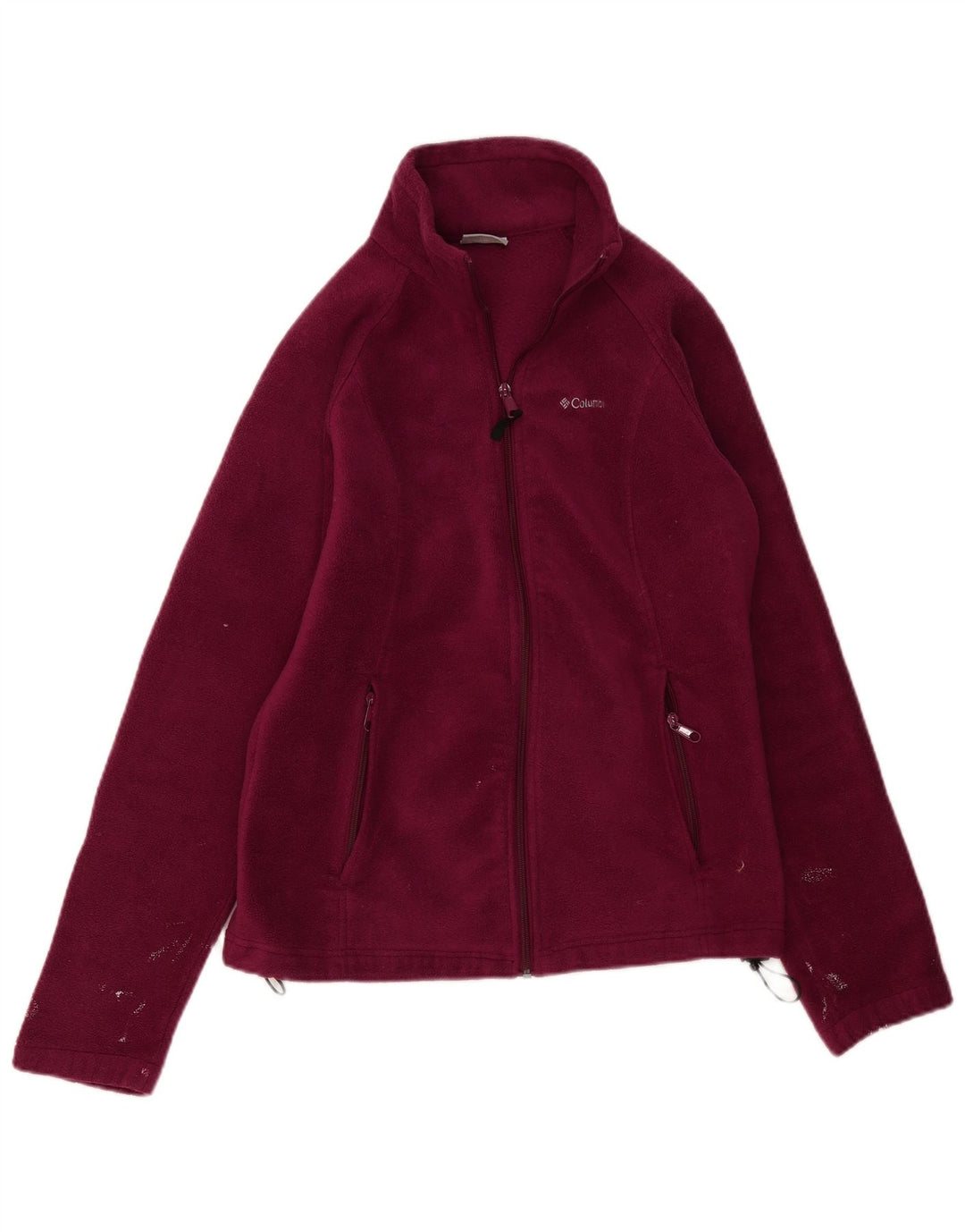 COLUMBIA Chaqueta polar para mujer UK 40 Grande Poliéster morado