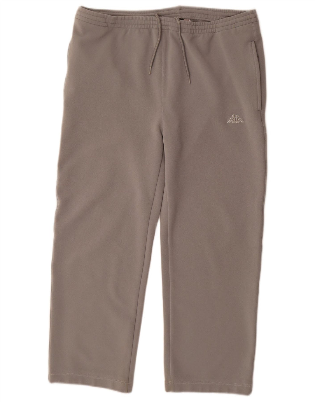 Kappa Pantalones Capri de Chándal para Mujer UK 44 Poliéster Gris Medio