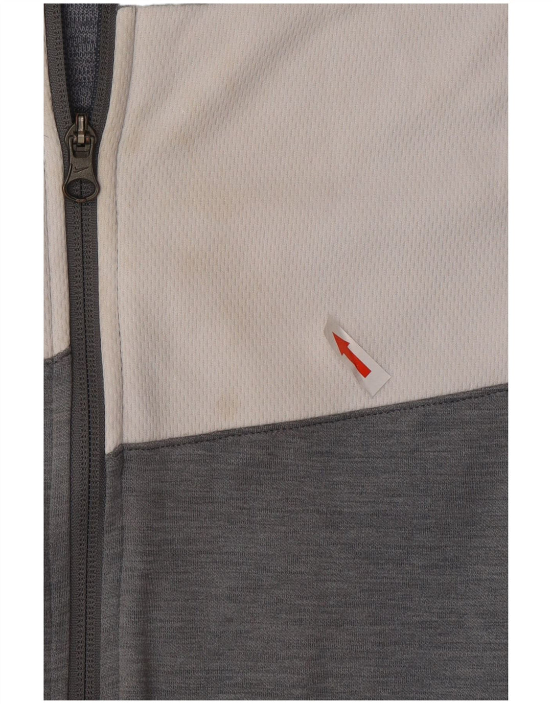 Nike Dri Fit Regular Chándal Top Chaqueta Gris Medio Color Block