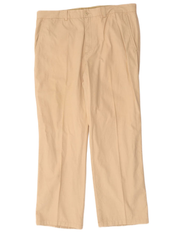 Pantalón chino recto Avirex para hombre W36 L29 Algodón beige