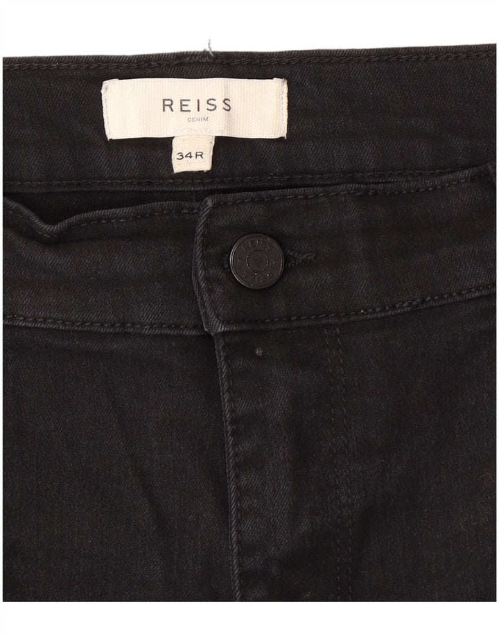 Vaqueros ajustados para hombre Reiss W34 L30 Algodón gris