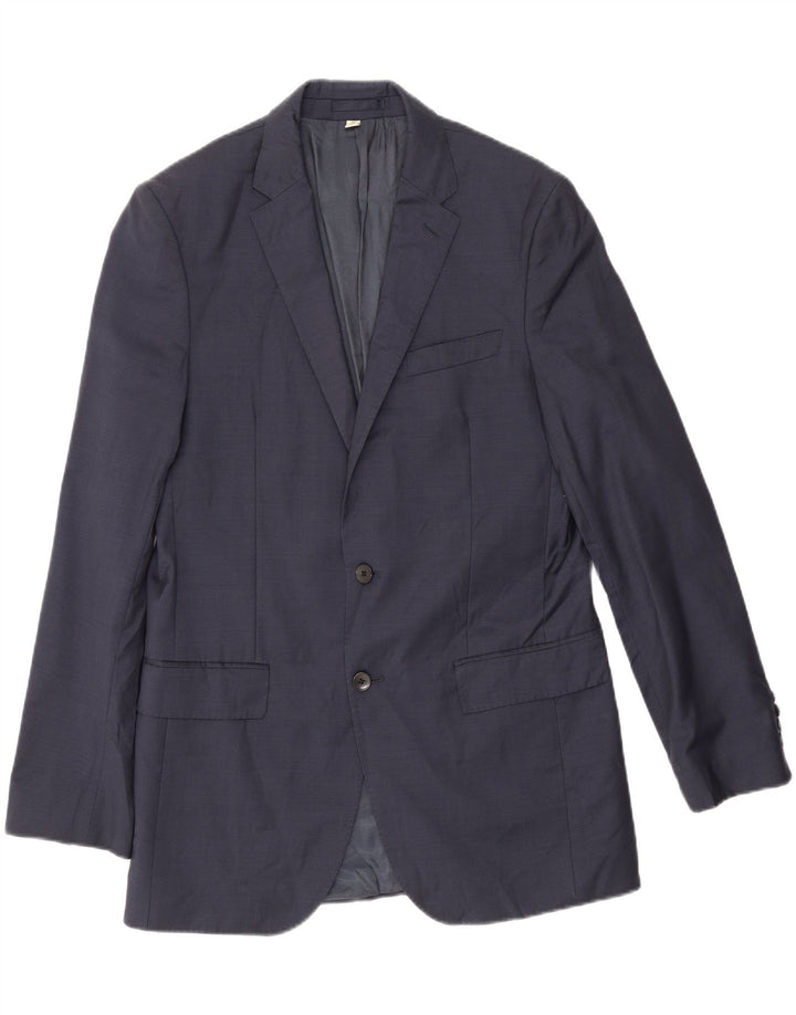 Marks & Spencer Chaqueta tipo blazer larga para hombre UK 40 Medium Azul marino