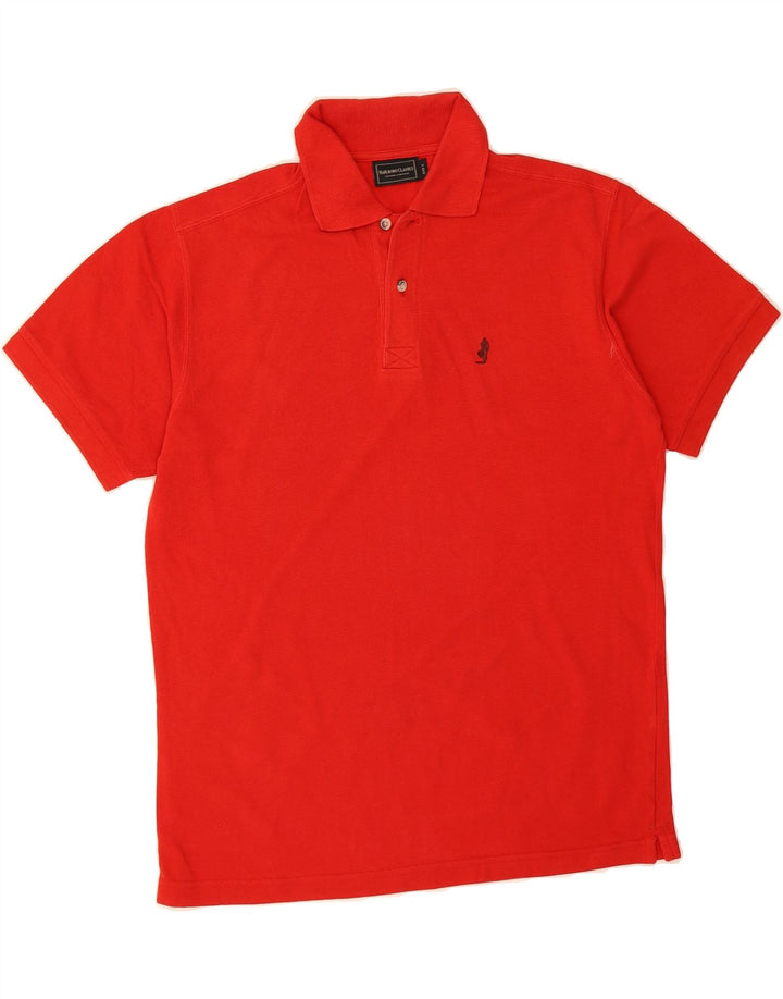 MARLBORO CLASSICS Mens Polo Shirt Small Red Cotton Vintage Marlboro Classics and Second-Hand Marlboro Classics from Messina Hembry 