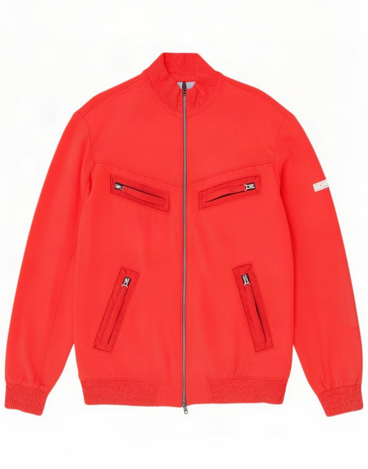 Chaqueta utilitaria vintage para hombre IT 52 XL Poliuretano rojo