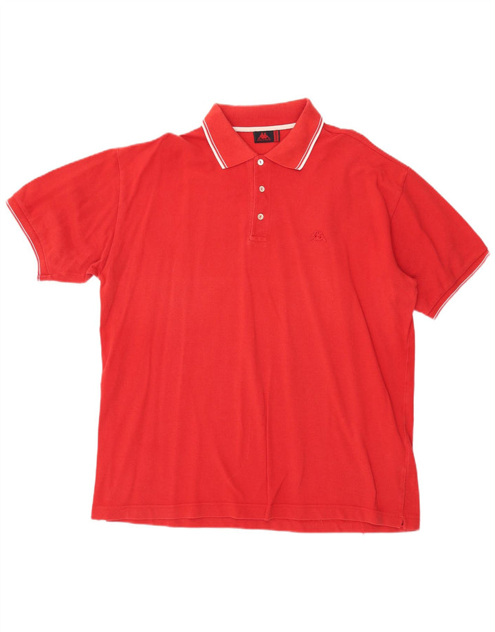 KAPPA Polo Hombre 2XL Algodón Rojo