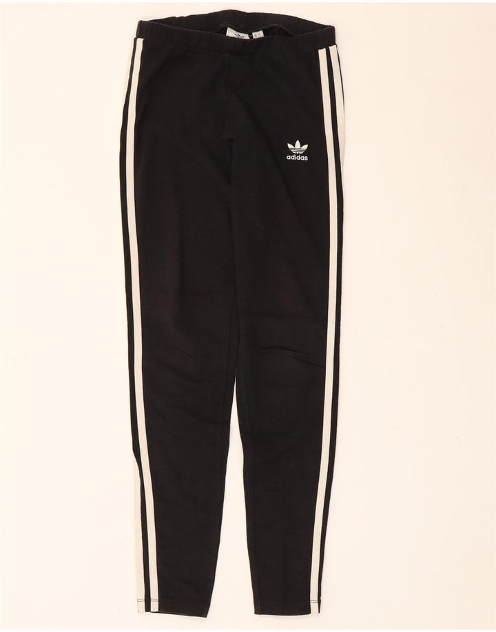 Adidas Leggings para mujer Reino Unido 8 Pequeño Algodón Negro