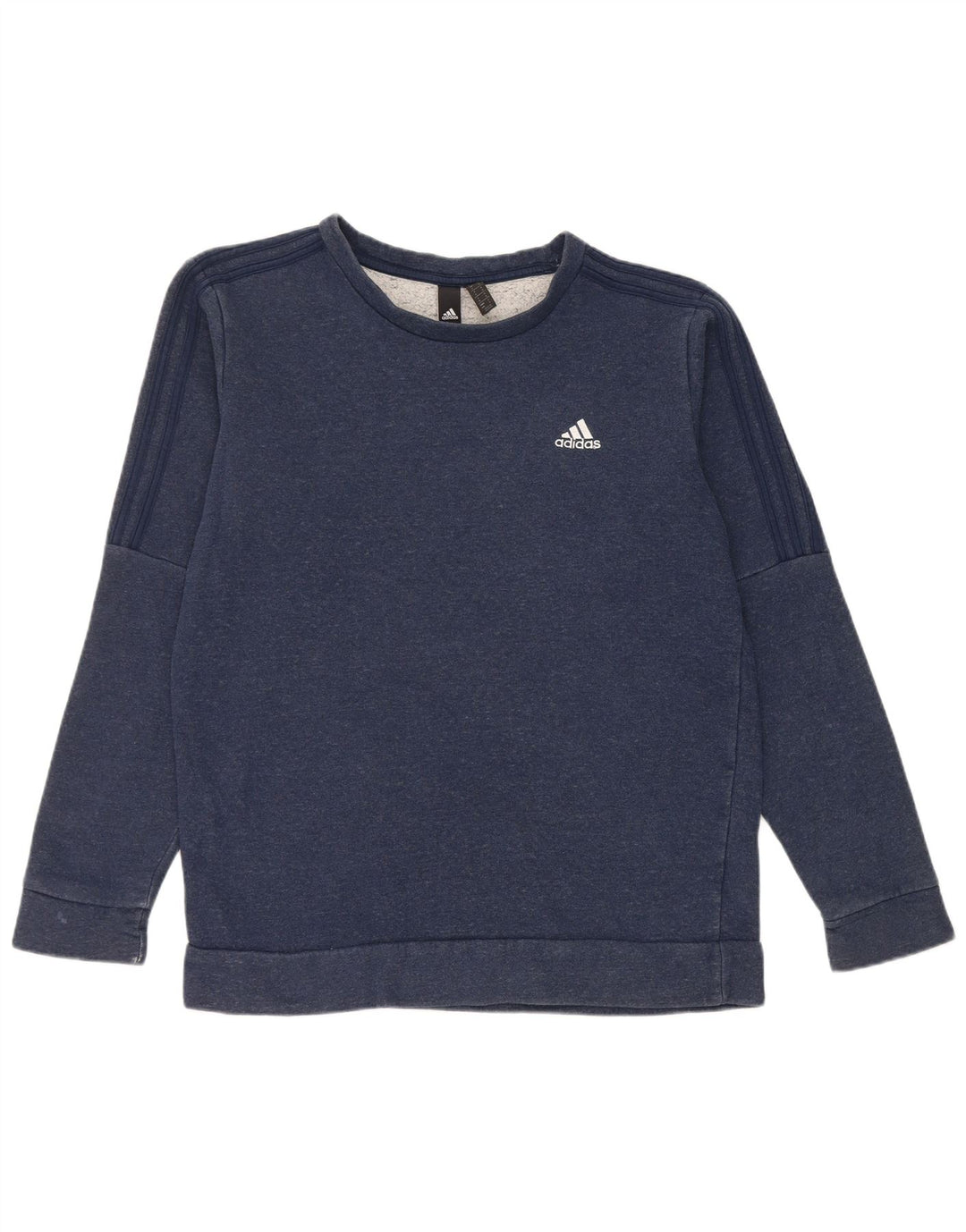 Adidas Hombre Sudadera Jumper Medium Azul Marino Algodón