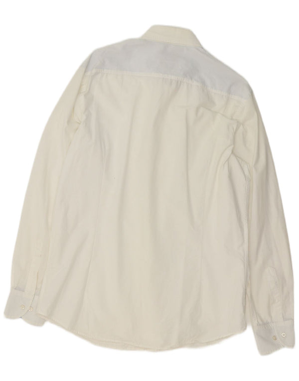 Camisa Massimo Dutti Hombre Grande Blanca